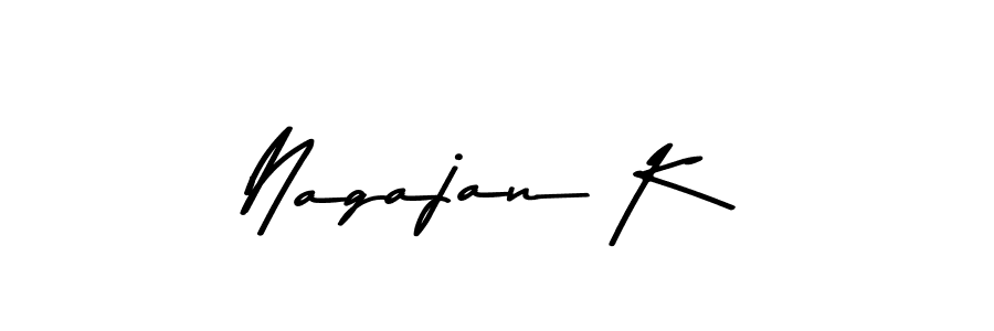Nagajan K stylish signature style. Best Handwritten Sign (Asem Kandis PERSONAL USE) for my name. Handwritten Signature Collection Ideas for my name Nagajan K. Nagajan K signature style 9 images and pictures png