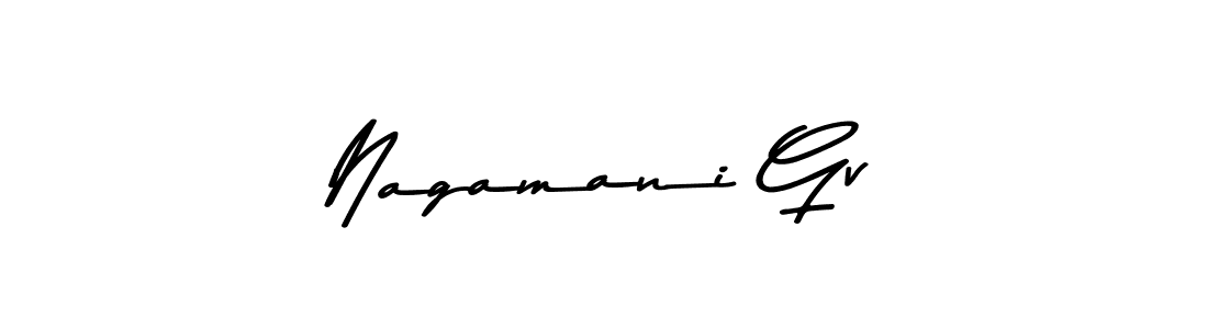 Make a beautiful signature design for name Nagamani Gv. Use this online signature maker to create a handwritten signature for free. Nagamani Gv signature style 9 images and pictures png