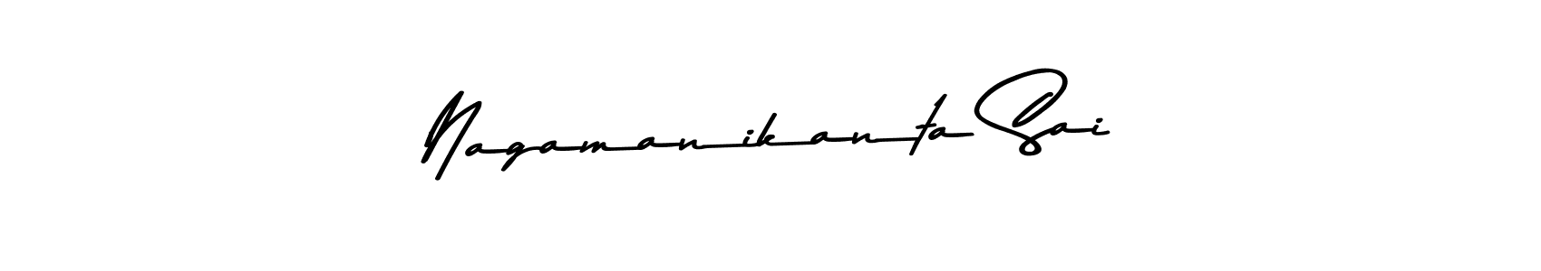 Use a signature maker to create a handwritten signature online. With this signature software, you can design (Asem Kandis PERSONAL USE) your own signature for name Nagamanikanta Sai. Nagamanikanta Sai signature style 9 images and pictures png