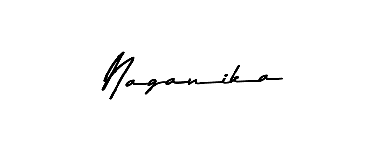 How to make Naganika signature? Asem Kandis PERSONAL USE is a professional autograph style. Create handwritten signature for Naganika name. Naganika signature style 9 images and pictures png