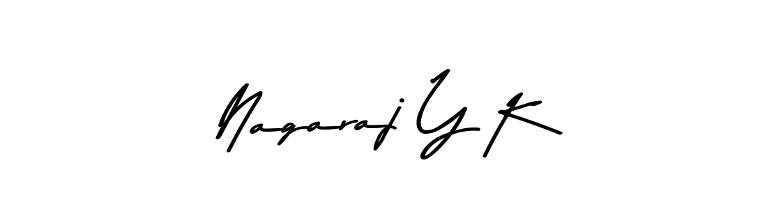 if you are searching for the best signature style for your name Nagaraj Y K. so please give up your signature search. here we have designed multiple signature styles  using Asem Kandis PERSONAL USE. Nagaraj Y K signature style 9 images and pictures png