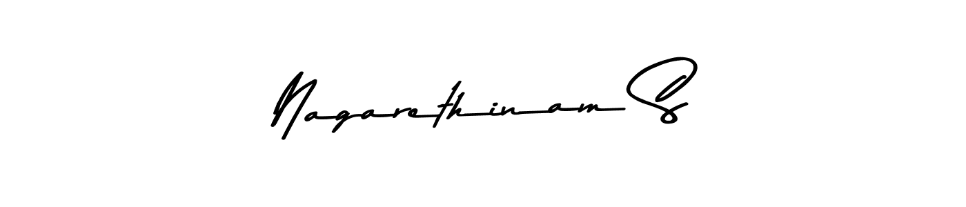 You should practise on your own different ways (Asem Kandis PERSONAL USE) to write your name (Nagarethinam S) in signature. don't let someone else do it for you. Nagarethinam S signature style 9 images and pictures png