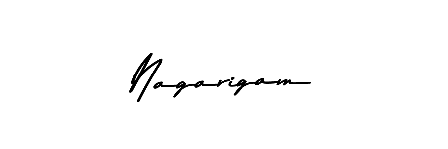 You should practise on your own different ways (Asem Kandis PERSONAL USE) to write your name (Nagarigam) in signature. don't let someone else do it for you. Nagarigam signature style 9 images and pictures png