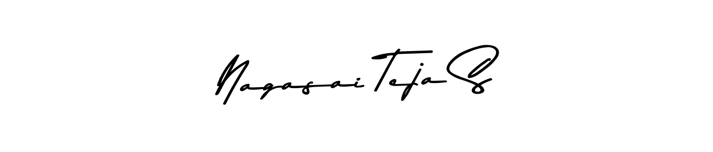 Nagasai Teja S stylish signature style. Best Handwritten Sign (Asem Kandis PERSONAL USE) for my name. Handwritten Signature Collection Ideas for my name Nagasai Teja S. Nagasai Teja S signature style 9 images and pictures png