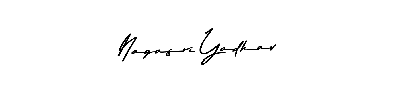 How to make Nagasri Yadhav signature? Asem Kandis PERSONAL USE is a professional autograph style. Create handwritten signature for Nagasri Yadhav name. Nagasri Yadhav signature style 9 images and pictures png