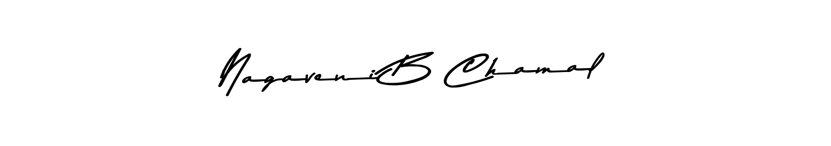 Also we have Nagaveni B Chamal name is the best signature style. Create professional handwritten signature collection using Asem Kandis PERSONAL USE autograph style. Nagaveni B Chamal signature style 9 images and pictures png