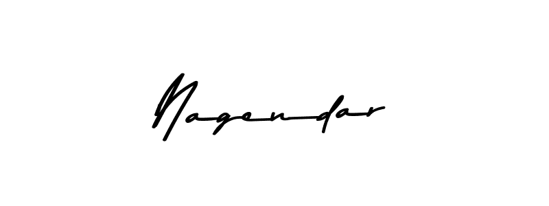 How to make Nagendar name signature. Use Asem Kandis PERSONAL USE style for creating short signs online. This is the latest handwritten sign. Nagendar signature style 9 images and pictures png