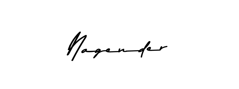 Make a beautiful signature design for name Nagender. With this signature (Asem Kandis PERSONAL USE) style, you can create a handwritten signature for free. Nagender signature style 9 images and pictures png