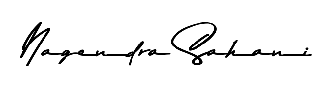 Download transparent PNG signature for name Nagendra Sahani styled with Asem Kandis PERSONAL USE font. Ready to paste directly into PDF and Word agreements. Nagendra Sahani signature style 9 images and pictures png