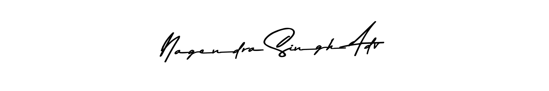 Make a beautiful signature design for name Nagendra Singh Adv. With this signature (Asem Kandis PERSONAL USE) style, you can create a handwritten signature for free. Nagendra Singh Adv signature style 9 images and pictures png