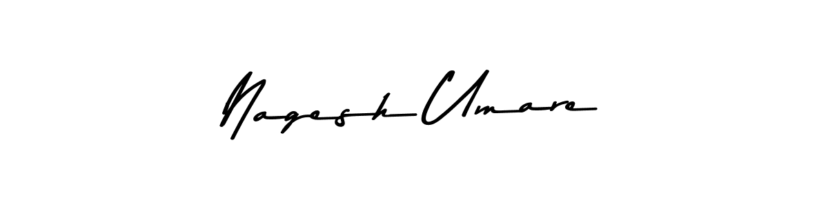 Nagesh Umare stylish signature style. Best Handwritten Sign (Asem Kandis PERSONAL USE) for my name. Handwritten Signature Collection Ideas for my name Nagesh Umare. Nagesh Umare signature style 9 images and pictures png