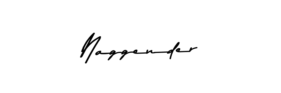 How to make Naggender name signature. Use Asem Kandis PERSONAL USE style for creating short signs online. This is the latest handwritten sign. Naggender signature style 9 images and pictures png