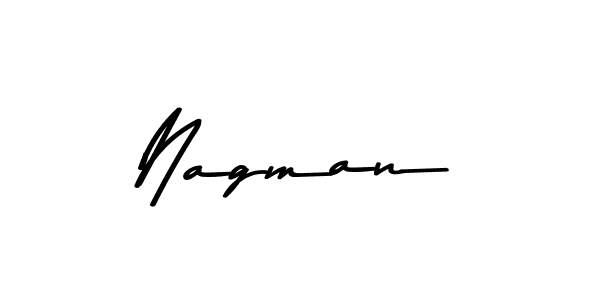 How to make Nagman signature? Asem Kandis PERSONAL USE is a professional autograph style. Create handwritten signature for Nagman name. Nagman signature style 9 images and pictures png