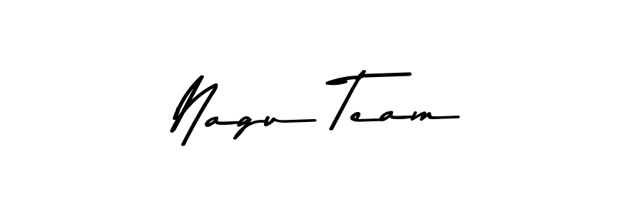 Make a beautiful signature design for name Nagu Team. Use this online signature maker to create a handwritten signature for free. Nagu Team signature style 9 images and pictures png