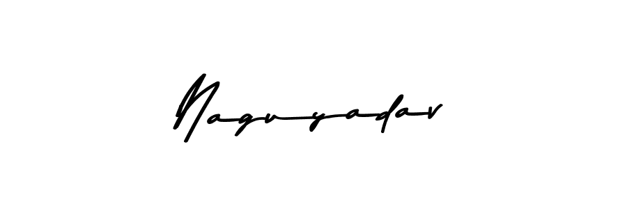 You should practise on your own different ways (Asem Kandis PERSONAL USE) to write your name (Naguyadav) in signature. don't let someone else do it for you. Naguyadav signature style 9 images and pictures png