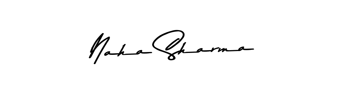 if you are searching for the best signature style for your name Naha Sharma. so please give up your signature search. here we have designed multiple signature styles  using Asem Kandis PERSONAL USE. Naha Sharma signature style 9 images and pictures png