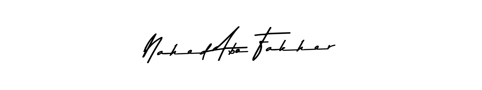 Nahed Abo Fakher stylish signature style. Best Handwritten Sign (Asem Kandis PERSONAL USE) for my name. Handwritten Signature Collection Ideas for my name Nahed Abo Fakher. Nahed Abo Fakher signature style 9 images and pictures png