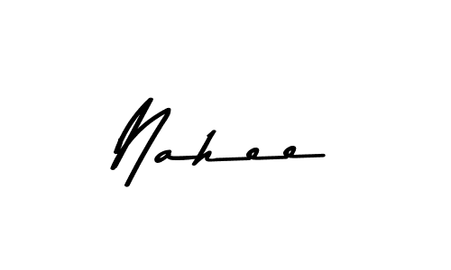 Nahee stylish signature style. Best Handwritten Sign (Asem Kandis PERSONAL USE) for my name. Handwritten Signature Collection Ideas for my name Nahee. Nahee signature style 9 images and pictures png