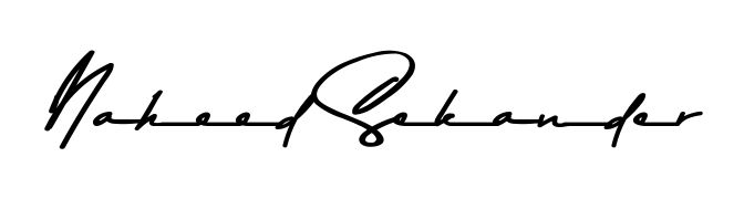 Make a short Naheed Sekander signature style. Manage your documents anywhere anytime using Asem Kandis PERSONAL USE. Create and add eSignatures, submit forms, share and send files easily. Naheed Sekander signature style 9 images and pictures png