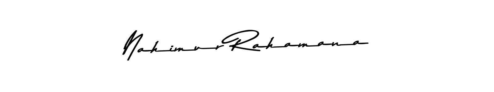 Nahimur Rahamana stylish signature style. Best Handwritten Sign (Asem Kandis PERSONAL USE) for my name. Handwritten Signature Collection Ideas for my name Nahimur Rahamana. Nahimur Rahamana signature style 9 images and pictures png