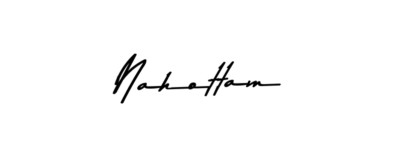 Make a beautiful signature design for name Nahottam. Use this online signature maker to create a handwritten signature for free. Nahottam signature style 9 images and pictures png