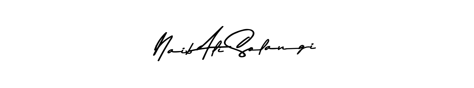 Naib Ali Solangi stylish signature style. Best Handwritten Sign (Asem Kandis PERSONAL USE) for my name. Handwritten Signature Collection Ideas for my name Naib Ali Solangi. Naib Ali Solangi signature style 9 images and pictures png