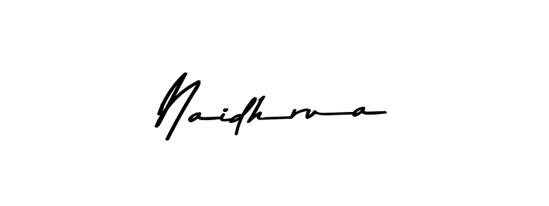 Use a signature maker to create a handwritten signature online. With this signature software, you can design (Asem Kandis PERSONAL USE) your own signature for name Naidhrua. Naidhrua signature style 9 images and pictures png