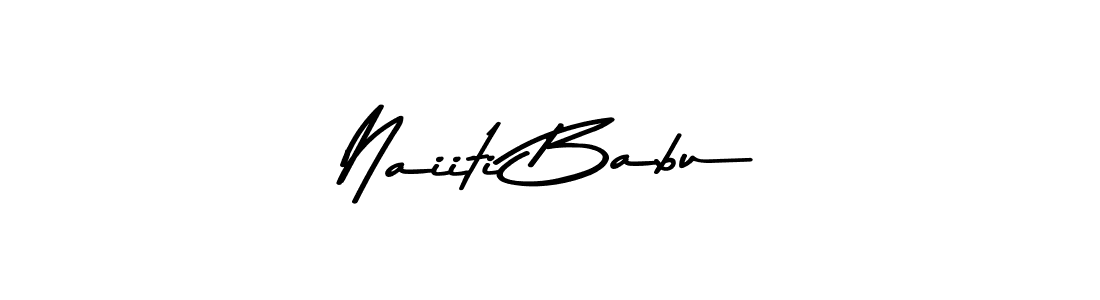 Similarly Asem Kandis PERSONAL USE is the best handwritten signature design. Signature creator online .You can use it as an online autograph creator for name Naiiti Babu. Naiiti Babu signature style 9 images and pictures png