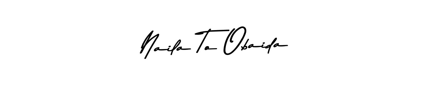 Similarly Asem Kandis PERSONAL USE is the best handwritten signature design. Signature creator online .You can use it as an online autograph creator for name Naila To Obaida. Naila To Obaida signature style 9 images and pictures png