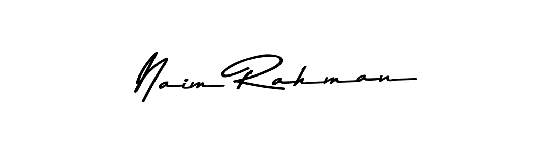 Use a signature maker to create a handwritten signature online. With this signature software, you can design (Asem Kandis PERSONAL USE) your own signature for name Naim Rahman. Naim Rahman signature style 9 images and pictures png