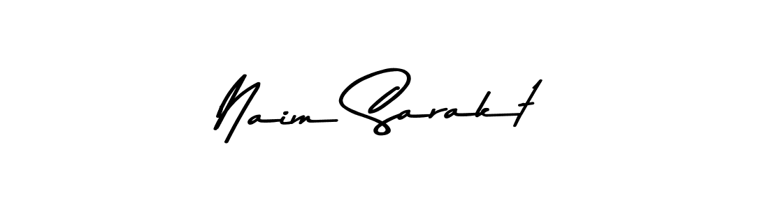 Naim Sarakt stylish signature style. Best Handwritten Sign (Asem Kandis PERSONAL USE) for my name. Handwritten Signature Collection Ideas for my name Naim Sarakt. Naim Sarakt signature style 9 images and pictures png