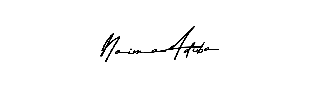 The best way (Asem Kandis PERSONAL USE) to make a short signature is to pick only two or three words in your name. The name Naima Adiba include a total of six letters. For converting this name. Naima Adiba signature style 9 images and pictures png