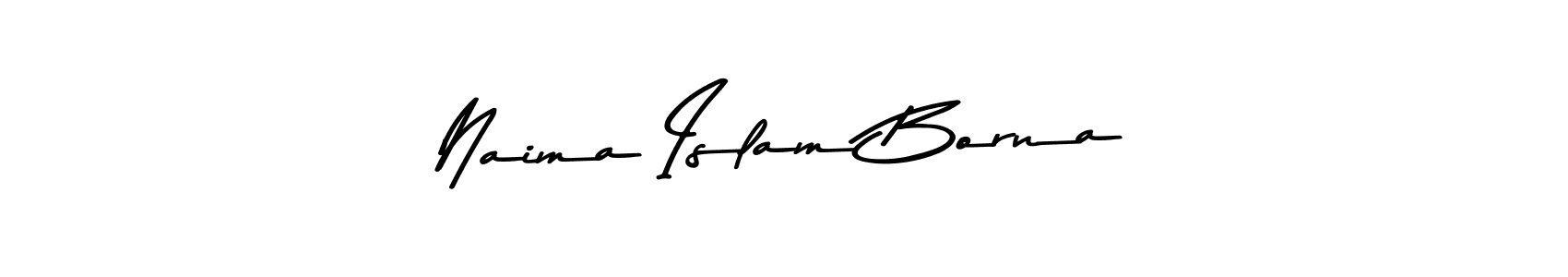 You should practise on your own different ways (Asem Kandis PERSONAL USE) to write your name (Naima Islam Borna) in signature. don't let someone else do it for you. Naima Islam Borna signature style 9 images and pictures png