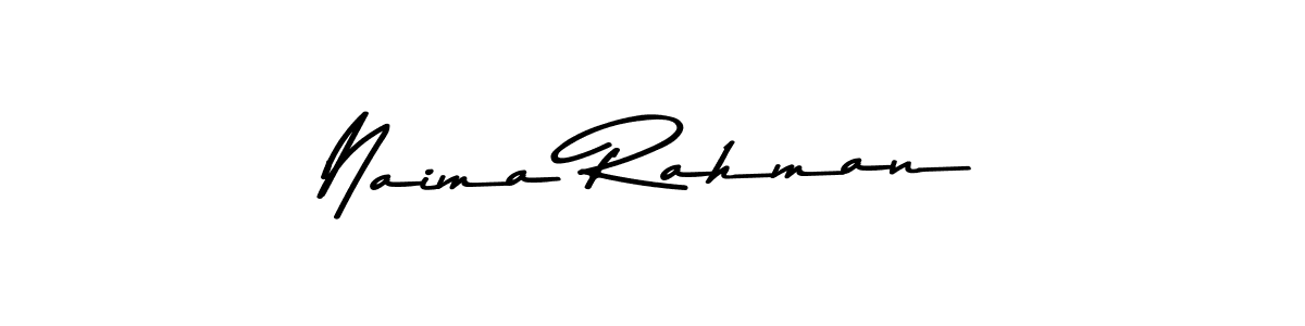 Naima Rahman stylish signature style. Best Handwritten Sign (Asem Kandis PERSONAL USE) for my name. Handwritten Signature Collection Ideas for my name Naima Rahman. Naima Rahman signature style 9 images and pictures png