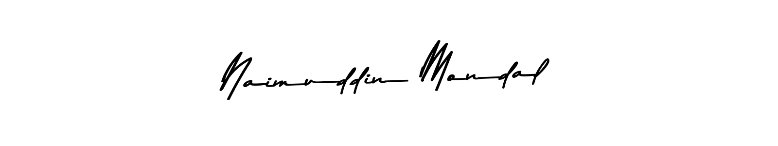 Design your own signature with our free online signature maker. With this signature software, you can create a handwritten (Asem Kandis PERSONAL USE) signature for name Naimuddin Mondal. Naimuddin Mondal signature style 9 images and pictures png