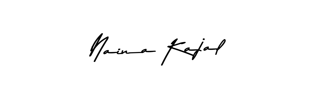 Create a beautiful signature design for name Naina Kajal. With this signature (Asem Kandis PERSONAL USE) fonts, you can make a handwritten signature for free. Naina Kajal signature style 9 images and pictures png