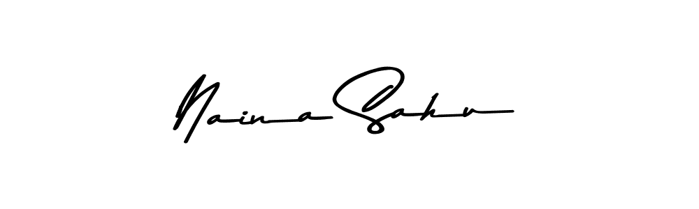 Make a beautiful signature design for name Naina Sahu. Use this online signature maker to create a handwritten signature for free. Naina Sahu signature style 9 images and pictures png