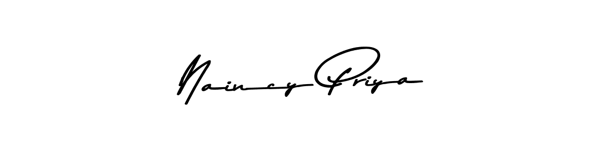 Also You can easily find your signature by using the search form. We will create Naincy Priya name handwritten signature images for you free of cost using Asem Kandis PERSONAL USE sign style. Naincy Priya signature style 9 images and pictures png