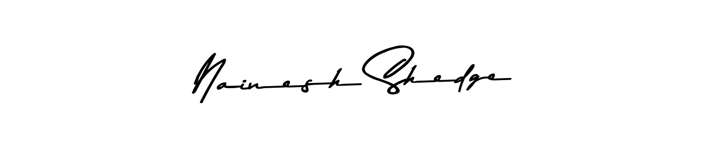 Make a beautiful signature design for name Nainesh Shedge. Use this online signature maker to create a handwritten signature for free. Nainesh Shedge signature style 9 images and pictures png