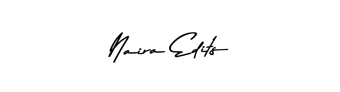 The best way (Asem Kandis PERSONAL USE) to make a short signature is to pick only two or three words in your name. The name Naira Edits include a total of six letters. For converting this name. Naira Edits signature style 9 images and pictures png