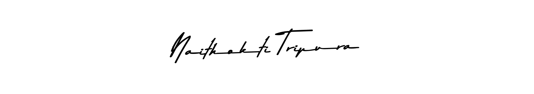 Here are the top 10 professional signature styles for the name Naithokti Tripura. These are the best autograph styles you can use for your name. Naithokti Tripura signature style 9 images and pictures png