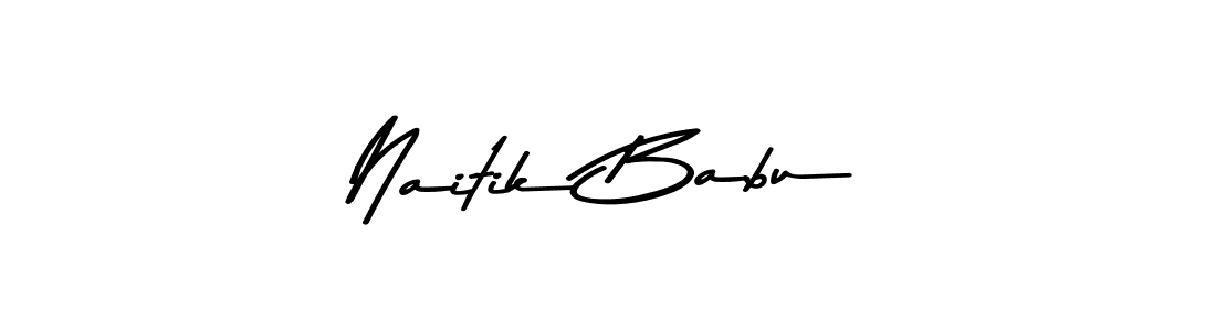 Naitik Babu stylish signature style. Best Handwritten Sign (Asem Kandis PERSONAL USE) for my name. Handwritten Signature Collection Ideas for my name Naitik Babu. Naitik Babu signature style 9 images and pictures png