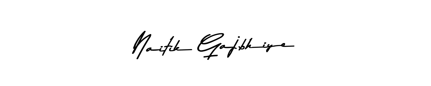 Use a signature maker to create a handwritten signature online. With this signature software, you can design (Asem Kandis PERSONAL USE) your own signature for name Naitik Gajbhiye. Naitik Gajbhiye signature style 9 images and pictures png