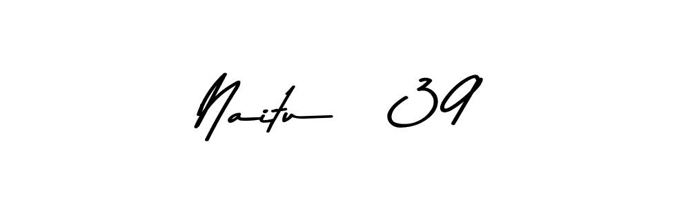 Design your own signature with our free online signature maker. With this signature software, you can create a handwritten (Asem Kandis PERSONAL USE) signature for name Naitu   39. Naitu   39 signature style 9 images and pictures png