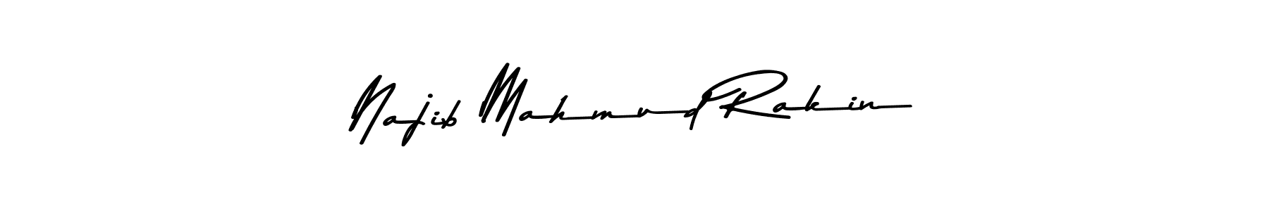 You should practise on your own different ways (Asem Kandis PERSONAL USE) to write your name (Najib Mahmud Rakin) in signature. don't let someone else do it for you. Najib Mahmud Rakin signature style 9 images and pictures png