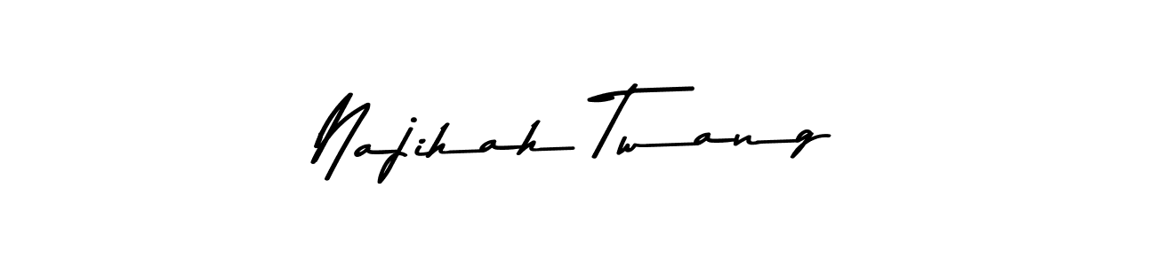 Make a short Najihah Twang signature style. Manage your documents anywhere anytime using Asem Kandis PERSONAL USE. Create and add eSignatures, submit forms, share and send files easily. Najihah Twang signature style 9 images and pictures png