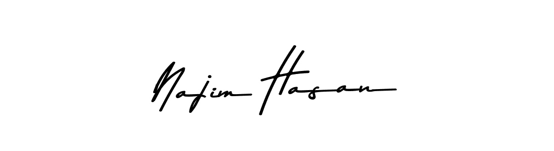 Make a beautiful signature design for name Najim Hasan. Use this online signature maker to create a handwritten signature for free. Najim Hasan signature style 9 images and pictures png