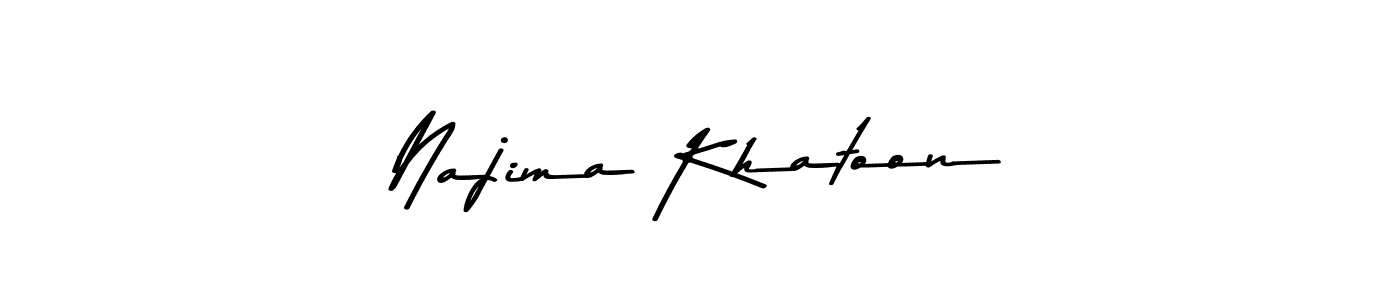 Also You can easily find your signature by using the search form. We will create Najima Khatoon name handwritten signature images for you free of cost using Asem Kandis PERSONAL USE sign style. Najima Khatoon signature style 9 images and pictures png