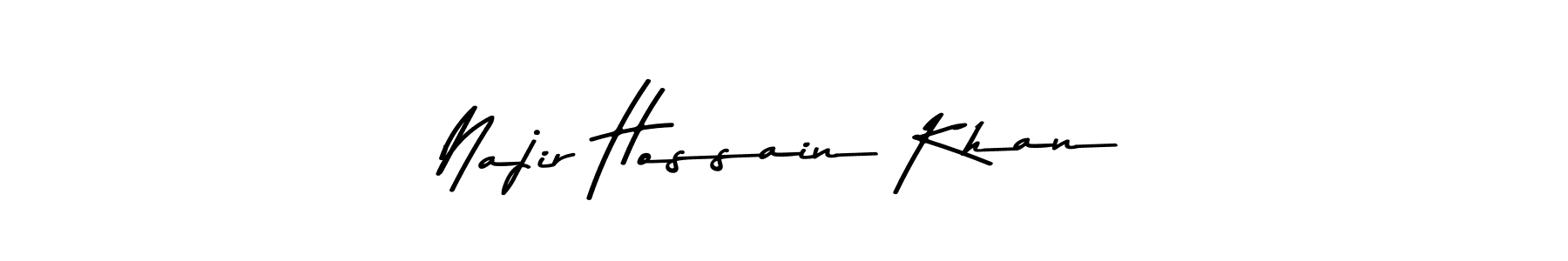 Make a beautiful signature design for name Najir Hossain Khan. Use this online signature maker to create a handwritten signature for free. Najir Hossain Khan signature style 9 images and pictures png