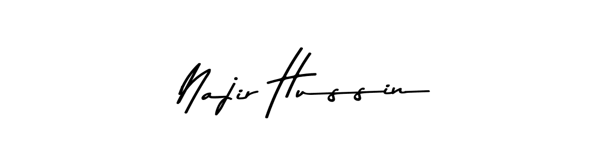 Najir Hussin stylish signature style. Best Handwritten Sign (Asem Kandis PERSONAL USE) for my name. Handwritten Signature Collection Ideas for my name Najir Hussin. Najir Hussin signature style 9 images and pictures png